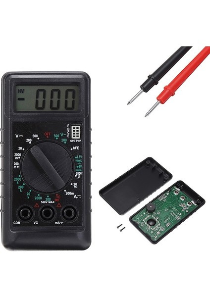 Taşınabilir Araç Mini Dijital Multimetre DT182 Buzzer ile Aşırı Yük Koruması Cep Gerilimi Amper Ohm Metre Dc Ac LCD (Yurt Dışından) fırsatları