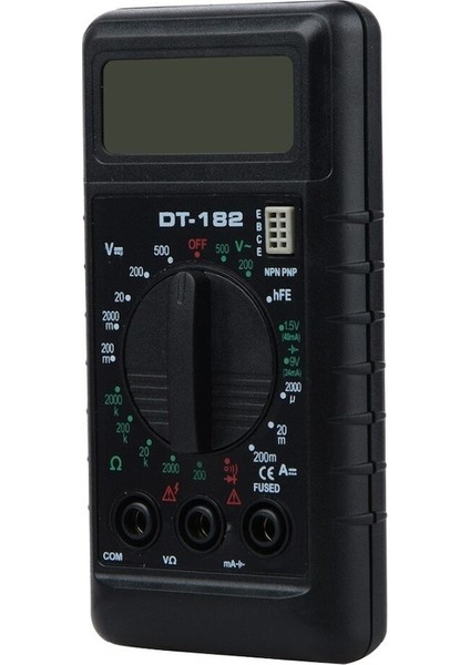Taşınabilir Araç Mini Dijital Multimetre DT182 Buzzer ile Aşırı Yük Koruması Cep Gerilimi Amper Ohm Metre Dc Ac LCD (Yurt Dışından) indirimleri