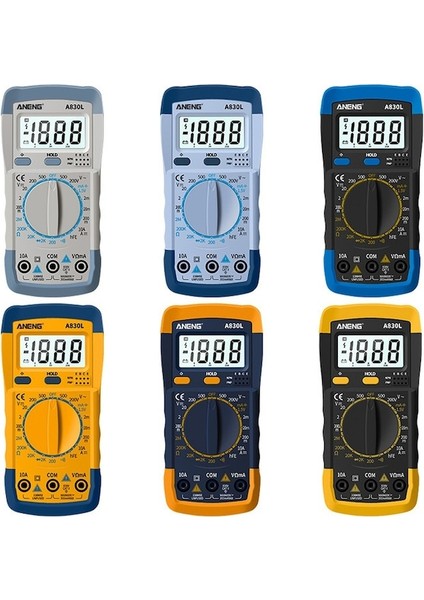 D-Akıllı A830L Dijital Multimetre Ac/dc Voltaj Diyot Frekans Multimetre Akım Test Cihazı Buzzer Fonksiyonlu LCD Ekran Ohmmetre (Yurt Dışından) fiyatları
