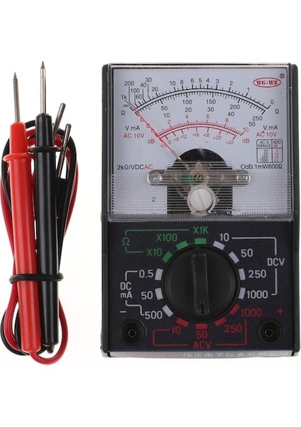 Gosterildigi Gibi- MF-110A Elektrikli Analog Multimetre Multitester Taşınabilir Voltmetre Ampermetre Ac/dc Gerilim Akım Ohm Çoklu Metre Test Cihazı 1 Adet (Yurt Dışından) fiyatları