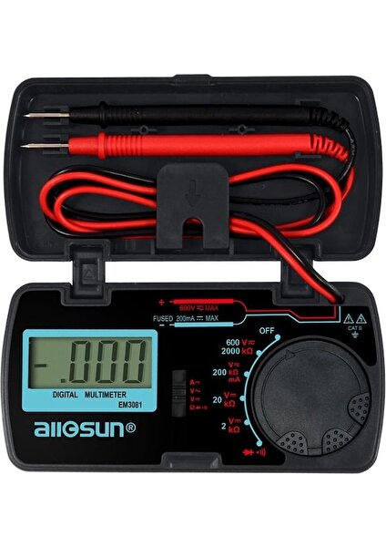 EM3081-TÜM Güneş Tüm Güneş EM3081 EM3082 EM3085A Dijital Multimetre 3 1/2 1999 Ac/dc Ampermetre Voltmetre Ohm Taşınabilir Metre Gerilim Ölçer (Yurt Dışından)