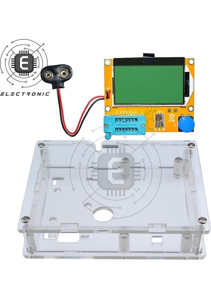 Pil Düğmesi-Esr Metre MEGA328 Transistör Test Cihazı Dijital V2.68 Esr-T4 Diyot Triyot Kapasite Mos/pnp/npn Lcr 12864 LCD Ekran Test Cihazı (Yurt Dışından) fiyatları
