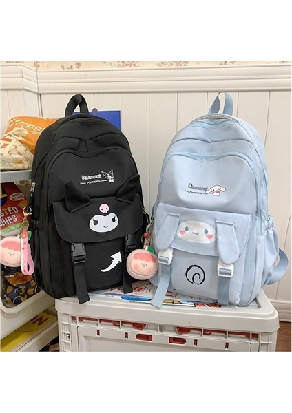 Yucama Ortaokul Öğrencilerinin Geniş Kapasiteli Sırt Ilkokul Öğrencileri Hafif ve Yük Azaltıcı Sırt Çantası - Siyah (Yurt Dışından) fiyatları