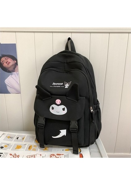 Yucama Ortaokul Öğrencilerinin Geniş Kapasiteli Sırt Ilkokul Öğrencileri Hafif ve Yük Azaltıcı Sırt Çantası - Siyah (Yurt Dışından) modelleri