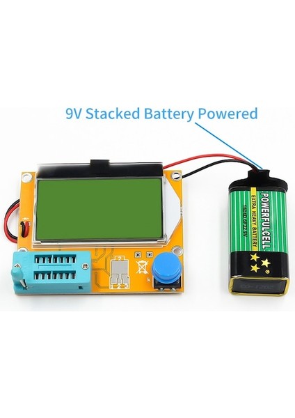 Lcr Esr Metre MEGA328 Dijital Combo Transistör Test Cihazı Diyot Triyot Indüktör Kapasite Direnci Mos/pnp/npn + Test Klibi (Yurt Dışından) fiyatları