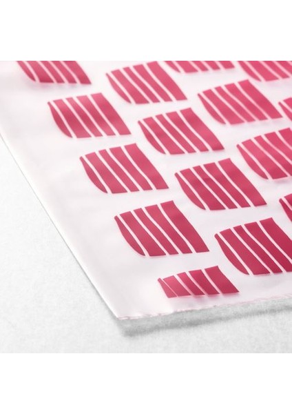 Kilitlenebilir Buzdolabı Poşeti, Kırmızı-Pembe, 2,5 Lt ve 1,2 Lt, 50 Adet