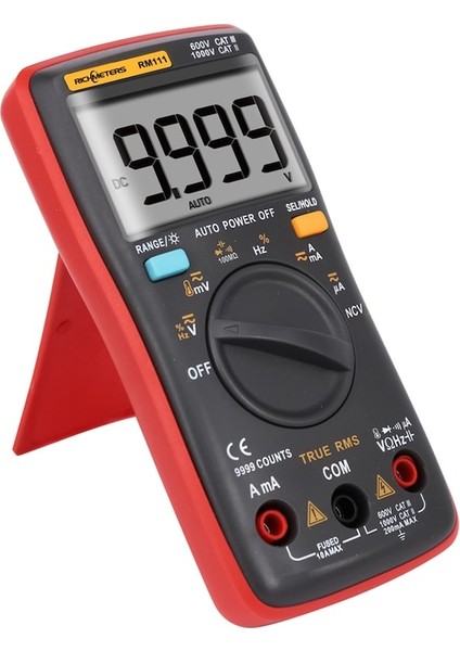 RM111-RM111 Dijital Multimetre Otomatik Aralık 9999 Sayım 100M Ohm Sıcaklık Ac/dc Voltaj Ampermetre Akım Ölçer Test Cihazı True Rms (Yurt Dışından) fırsatları