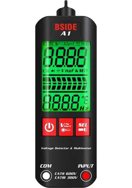 Bsıde A1 Mini Multimetre LCD Dijital Test Cihazı Gerilim Fermuarlı Kılıf (Yurt Dışından) fiyatları
