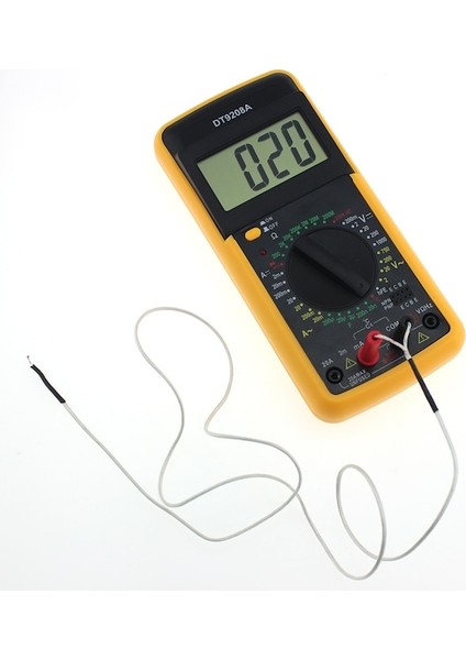 TURUNCU-DT9208A Dijital Multimetre LCD Ekran El Voltmetre Ampermetre Ohmmetre Kapasite Sıcaklık Güç Ölçer Test Cihazı (Yurt Dışından) modelleri