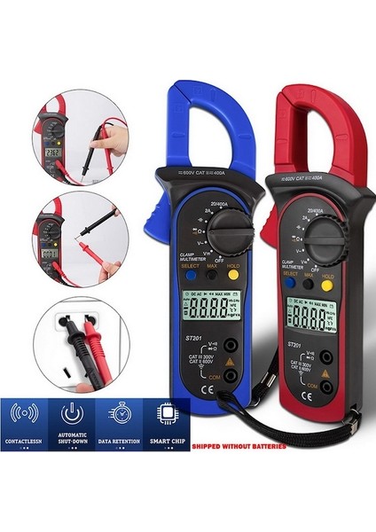 Test Kurşunu-Dijital Multimetre Kelepçe Ampermetre Transistör Test Cihazı Kapasitör Test Cihazı Güç Testi Otomotiv Voltmetre (Yurt Dışından) fiyatları