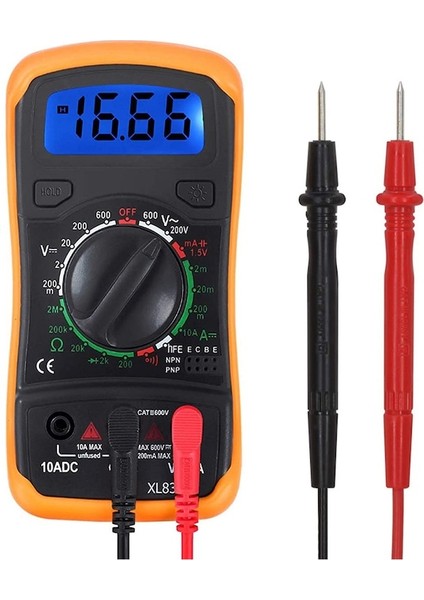 Kılıfsız 2 Paket-Dijital Multimetre Esr Metre Akıllı Otomatik Aralığı Voltmetre Ac Dc 220 V Direnç Tepe Test Cihazı Veri Tutamak Kapasite Ölçer (Yurt Dışından) fiyatları