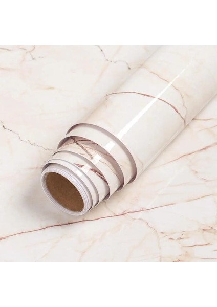 Jsmb Stili 40CMX1M Vinil Film Kendinden Yapışkanlı Mermer Duvar Kağıdı Banyo Mutfak Dolabı Countertoaper Pvc Su Geçirmez Duvar Çıkartmaları (Yurt Dışından)