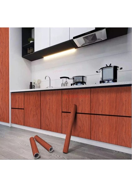 Jatoba Stili 50CMX1M Pvc Su Geçirmez Kendinden Yapışkanlı Duvar Kağıdı Rulo Mobilya Dolapları Vinil Dekoratif Film Ahşap Tahıl Çıkartmalar Dıy Ev Dekor Için (Yurt Dışından) fırsatları
