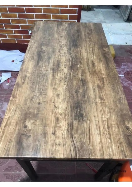Oakland Tarzı 1MX40CM 80 Cmahşap Tahıl Vinil Duvar Kağıdı Rulo Su Geçirmez Ev Masaüstü Dolap Kapı Mobilya Yenileme Çıkartmalar Kabuğu ve Sopa Duvar Kağıdı (Yurt Dışından)