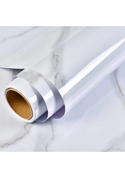 No.26 Tarzı 1MX40CM Vinil Mermer Kendinden Yapışkanlı Duvar Kağıdı Ruloları Banyo Mutfak Dolapları Masaüstü Duvar Çıkartmaları Su Geçirmez Mobilya Dekoratif Film (Yurt Dışından)