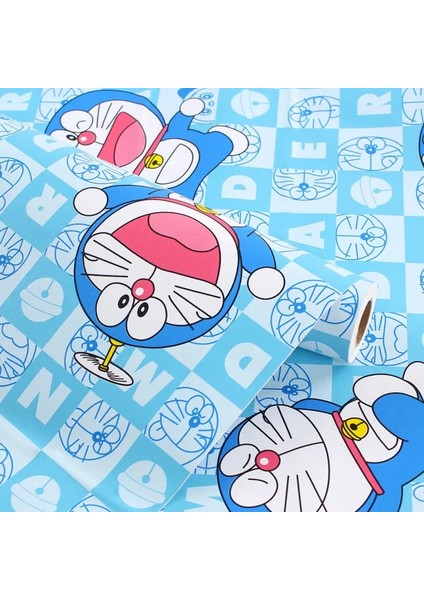 No.19 Tarzı 45CMX1M Karikatür Duvar Kağıdı Kendinden Yapışkanlı Su Geçirmez ve Nem Geçirmez Yatak Odası Çocuk Odası Dekoratif Dıy Duvar Çıkartmaları Çocuk Duvar Kağıdı (Yurt Dışından)