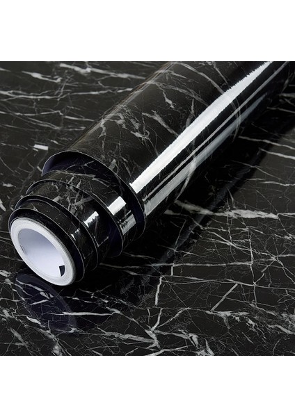 No.7 Tarzı 1MX40CM Vinil Mermer Kendinden Yapışkanlı Duvar Kağıdı Ruloları Banyo Mutfak Dolapları Masaüstü Duvar Çıkartmaları Su Geçirmez Mobilya Dekoratif Film (Yurt Dışından)