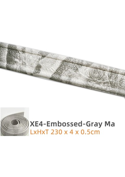 Xe4-Kabartmalı-Grayma Stili Kps Kendinden Yapışkanlı 3D Köpük Kabartmalı Köşe Hattı Duvar Bel Hattı Su Geçirmez Ev Dekorasyon Duvar Sticker Sınır Kenar Strm (Yurt Dışından)
