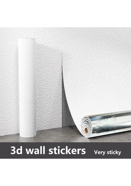 Gzn-Beyaz Tarzı 280CMX50CMX1 Adet 3D Kendinden Yapışkanlı Duvar Macunu Arka Plan Duvar Banyo Aksesuarları Su Geçirmez Çarpışma Önleyici Duvar Kağıdı Yatak Odası Tavan Çocuk (Yurt Dışından) modelleri