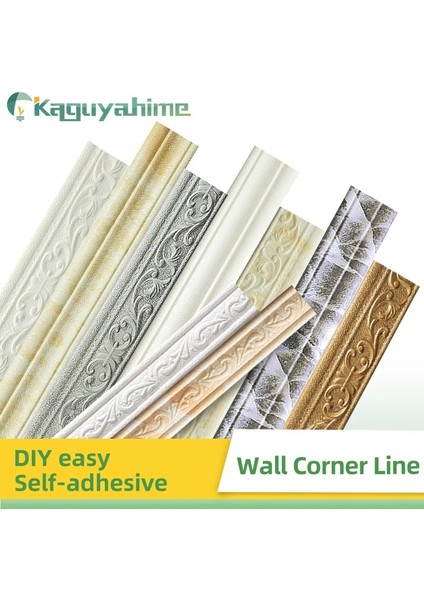 Xd2-Kabartmalı-Grayma Stili Kps Kendinden Yapışkanlı 3D Köpük Kabartmalı Köşe Hattı Duvar Bel Hattı Su Geçirmez Ev Dekorasyon Duvar Sticker Sınır Kenar Strm (Yurt Dışından) fiyatları