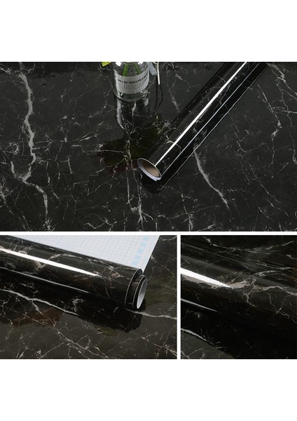 N08 Tarzı 1MX60CM Mutfak Mermer Kağıt Pvc Duvar Çıkartmaları Mermer Tezgah Çıkartmaları Banyo Kendinden Yapışkanlı Su Geçirmez Duvar Kağıdı (Yurt Dışından)