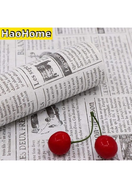 Sarı Stil 1MX45CM Haohome Beyaz Vintage Gazete Duvar Kağıdı Kendinden Yapışkanlı Kağıt Su Geçirmez Peel ve Sopa Duvar Kağıdı Yurt Dekor Için (Yurt Dışından) fiyatları