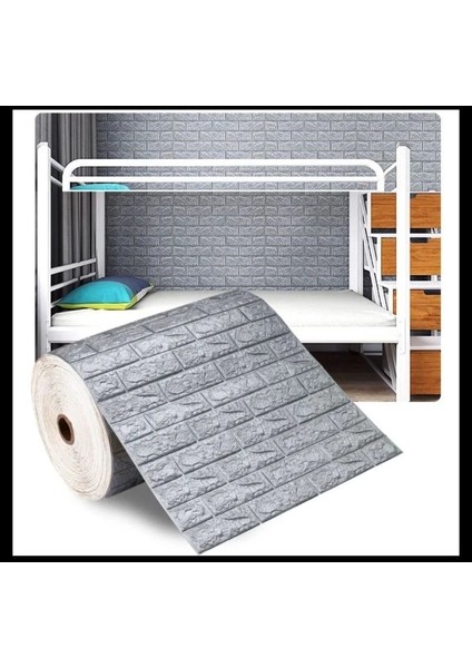 Beyaz Stil 70CMX2M 70 cm * 2 M Duvar Kağıdı Kendinden Yapışkanlı 3D Üç Boyutlu Su Geçirmez Nem Geçirmez Duvar Kağıdı Yatak Odası Arka Plan Duvar Dekorasyonu (Yurt Dışından) modelleri