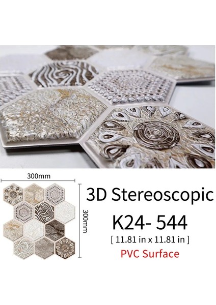 K24 Tarzı Kaguyahime Modern Dıy Seramik Karo Su Geçirmez Duvar Kağıdı 3D Duvar Çıkartmaları Kendinden Yapışkanlı Mozaik Fayans Ev Etiket Oturma Odası Için (Yurt Dışından)