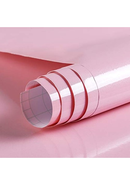 Pembe Tarzı 60CMX1M Vinil Su Geçirmez Kendinden Yapışkanlı Duvar Kağıdı Kağıt Ev Dekorasyon Yağ Geçirmez Dolaplar Tezgahı Mutfak Pvc Duvar Çıkartmaları (Yurt Dışından)