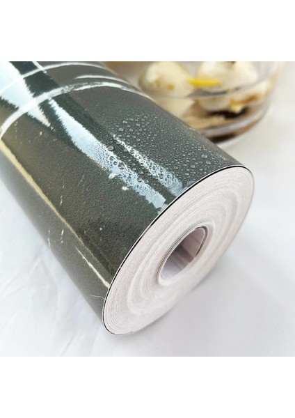 A2 Stili 30CMX100CM 80 cm Genişlik Su Geçirmez Mermer Kendinden Yapışkanlı Duvar Kağıtları Ev Dekor Mutfak Dolapları Yağ Geçirmez Yüksek Sıcaklık Dayanımı Etiket (Yurt Dışından) indirimleri