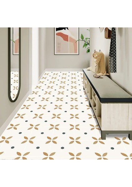 A3 Stili 60CMX30CM Kendinden Yapışkanlı Banyo Tuvalet Su Geçirmez Zemin Çıkartmaları Mutfak Yağı Geçirmez Yer Karosu Çıkartmalar Tuvalet Kaymaz Duvar Kağıdı (Yurt Dışından)