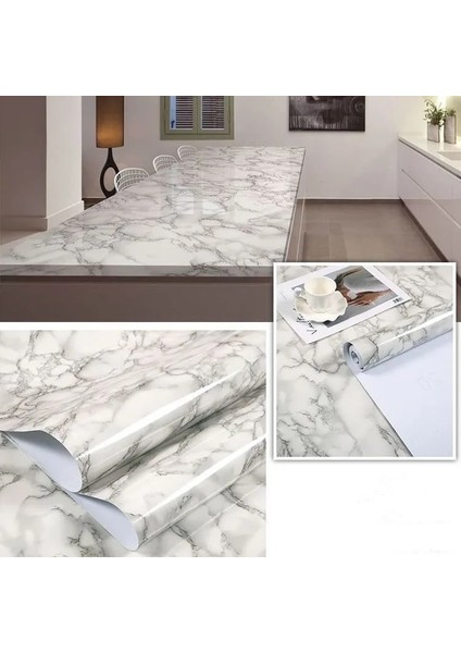 No.20 Tarzı 60CMX2M 3D Mermer Vinil Su Geçirmez Duvar Kağıdı Banyo Masası Mutfak Ambry Tezgah Kendinden Yapışkanlı Etiket Mobilya Ev Dekor Için (Yurt Dışından) fırsatları