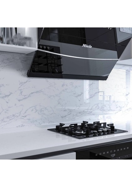 A4 Stili 30CMX100CM Mermer Pet Folyo Duman Etiket Kendinden Yapışkanlı Yağ Geçirmez Duvar Kağıdı Mutfak Dekoru Için Çıkarılabilir Su Geçirmez Duvar Sticker Banyo Için (Yurt Dışından)