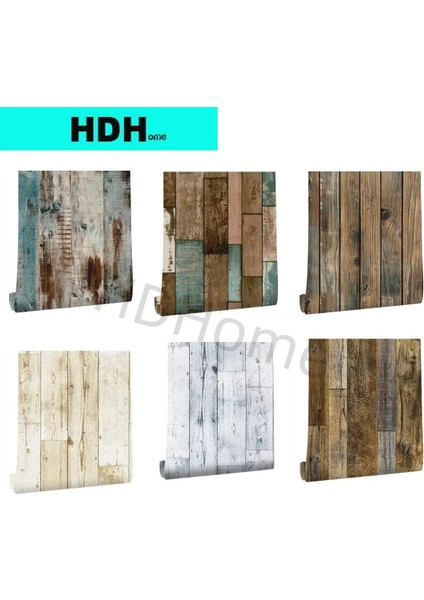 No.6 Stili 1MX45CM Ahşap Tahıl Kendinden Yapışkanlı Duvar Kağıdı Rulo Pvc Retro Ahşap Kağıt Eski Su Geçirmez Kabuğu ve Sopa Duvar Kağıtları Duvar Dekor Için (Yurt Dışından) fiyatları
