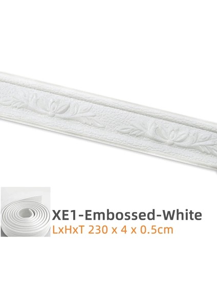 Xe1-Kabartmalı-Beyaz Stil Kaguyahime Modern Dıy Seramik Karo Su Geçirmez Duvar Kağıdı 3D Duvar Çıkartmaları Kendinden Yapışkanlı Mozaik Fayans Ev Etiket Oturma Odası Için (Yurt Dışından)