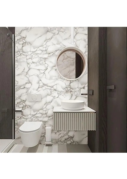 A903 Tarzı 40CMX1M Kalınlaşmak Ev Dekor Çıkartmaları Su Geçirmez Kendinden Yapışkanlı Duvar Çıkartmaları Mutfak Vinil Duvar Kağıtları Banyo Pape De Parede (Yurt Dışından)