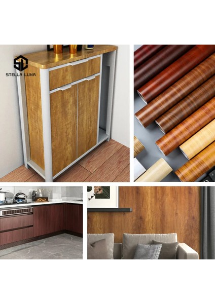 Karaağaç Stili 40CMX1M Ahşap Tahıl Duvar Kağıtları Mobilya Yenileme Kendinden Yapışkanlı Duvar Kağıtları Ev Dekor Su Geçirmez Oturma Odası Arka Plan Duvar Çıkartmaları (Yurt Dışından) fırsatları