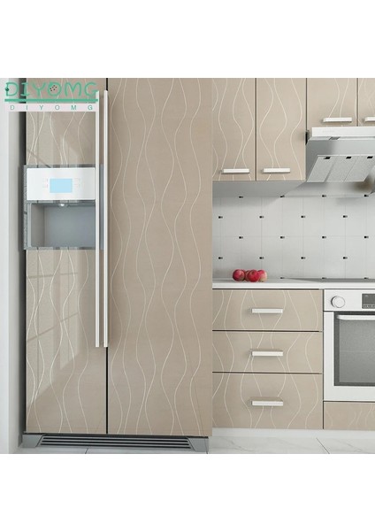 No.11 Tarzı 60CMX1M Kalın Mobilya Dolabı Kendinden Yapışkanlı Şerit Etiket Altın Boya Şerit Duvar Kağıdı Gümüş Çizgi Pvc Su Geçirmez Dolap Kağıdı (Yurt Dışından) indirimleri