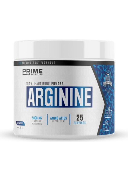 Prime Nutrition L-Arginine 125 Gram