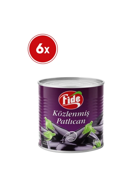 Közlenmiş Patlıcan 6 X 2500 Gr