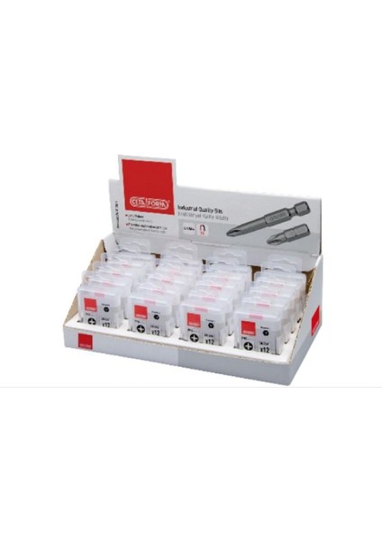 240 Parça 1/4" Yıldız Bits Uç Toptan Paketi