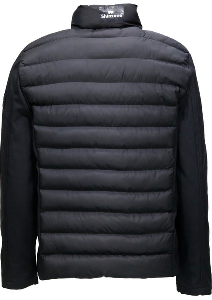 Erkek Dikyaka Kolu Softshell Şişme Siyah Mont fiyatları