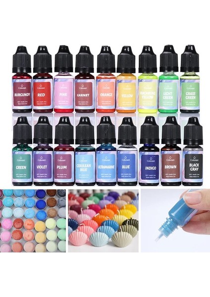 Ben Tarzım 24 Renk Regments Mum Boya Sıvı Renklendiriciler Diy Mum Sabun Boyama Boyaları Epoksi Reçine Kalıp Zanaat Zanaat Pigmentler (Yurt Dışından) fiyatları