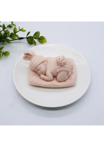 3D Bebek Silikon Kalıp Şeker Kalıp Çikolata Kalıp Fondan Kek Dekorasyon Aracı Sevimli Dıy Uyku Bebek Duş Yapımı Şekerleme Kalıbı (Yurt Dışından) modelleri