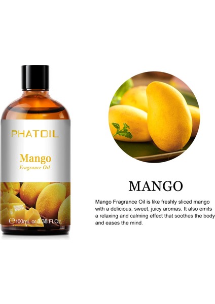 Çilek Tarzı 100ML 100 ml Mango Kokusu Esansiyel Yağı Difüzör Elma Muz Üzüm Kiraz Karpuz Limon Hindistan Cevizi Aroma Yağı Sabun Mum Yapımı Için (Yurt Dışından)