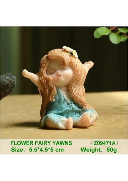 Z09471A Tarzı Günlük Koleksiyon Melek Heykelcik Minyatür Peri Bahçe Süs Yaprak Bebek Noel Ağacı Dekorasyon Ev Çocuk Hediye Için (Yurt Dışından)