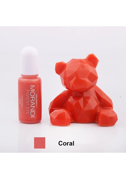 Mercan Tarzı Silikon Dünya 10 ml 24 Renk Alayları Dıy Uv Epoksi Reçine El Sanatları Morandi Boya Mürekkep Renklendirici Takı Yapımı Malzemeleri Araçları (Yurt Dışından)