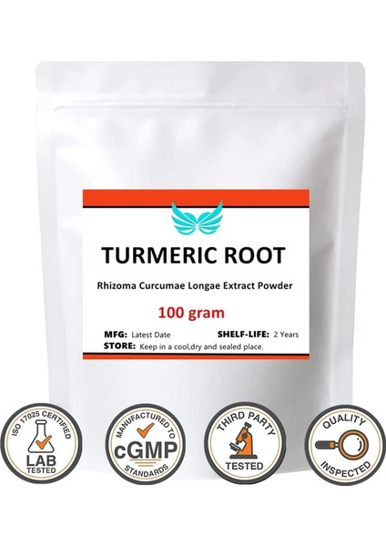 50G Tarzı Saf Zerdeçal Kökü Tozu Kurkumin Öğütülmüş Zerdeçal Maske Tozu (Yurt Dışından)