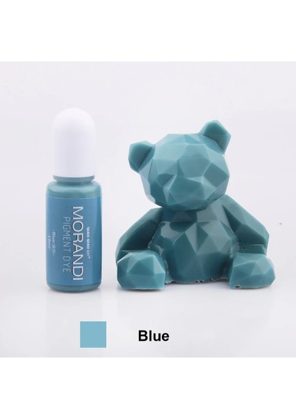 Mavi Stil Silikon Dünya 10 ml 24 Renk Alayları Dıy Uv Epoksi Reçine El Sanatları Morandi Boya Mürekkep Renklendirici Takı Yapımı Malzemeleri Araçları (Yurt Dışından)