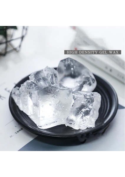 100G Tarzı Kristal Şeffaf Jöle Balmumu Aromaterapi Mum Hammadde Kalıptan Çıkarılabilir Soya Mum Parafin Yapımı Diy Malzemeleri (Yurt Dışından)